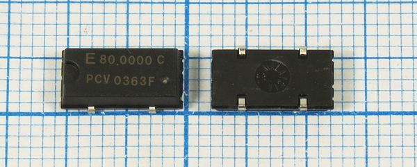 Кварцевый генератор 80 МГц - 80000 SMD10558P4 CM 2,7~5,5В SG-636PCV-C