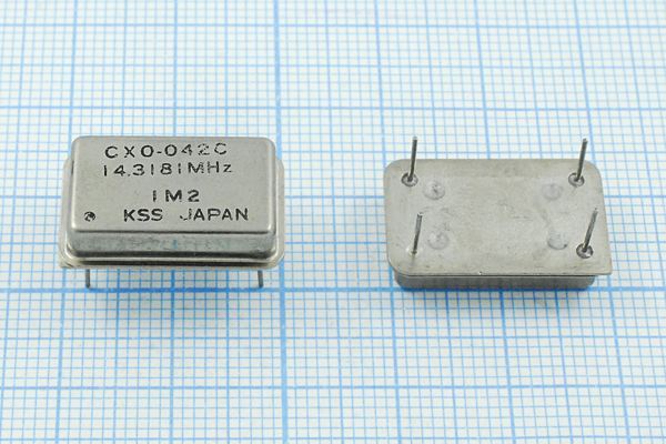 Кварцевый генератор 14,31818 МГц - 14318,18 FULL TTL 5В CXO-042C KSS
