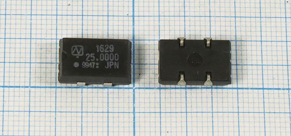Кварцевый генератор 25 МГц - 25000 SMD14098P4 T/CM 5В 1629B NDK