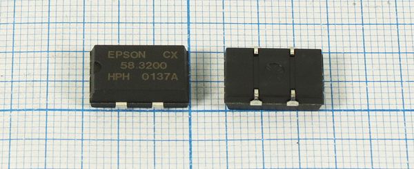 Кварцевый генератор 58,320M HG-8002JA PH CX SMD14098P4 CM 5В