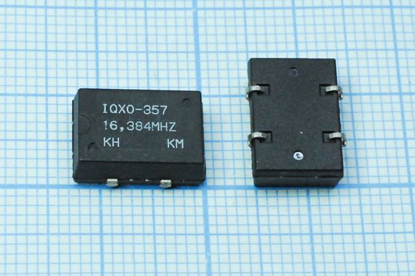Кварцевый генератор 16,384 МГц - 16384 SMD14098P4 T/CM 5В IQXO-57 C-MAC