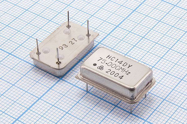 Кварцевый генератор 75 МГц - 75000 FULL T/CM 5В HC14DY