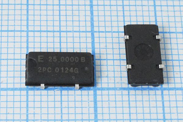 Кварцевый генератор 25 МГц - 25000 SMD10558P4 CM 3,3В SG-8002JC-PCB