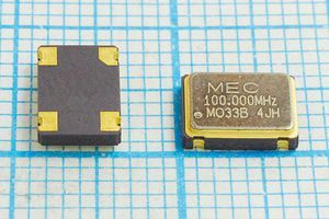Кварцевый генератор 100 МГц - 100000 SMD07050C4 T/CM 5В MO-33B MEC Кварцевый генератор 100 МГц - 100000 SMD07050C4 T/CM 5В MO-33B MEC