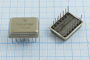 Кварцевый генератор 1,8432 МГц - 1843,2 ТЕРЕК TTL 5В ГК25-П-15АР