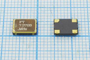 Кварцевый генератор 7,3728 МГц - 7372,8 SMD07050C4 T/CM 3,3В FXO-SM7 FT