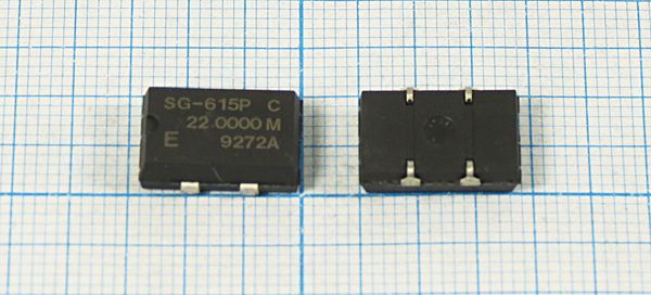 Кварцевый генератор 22 МГц - 22000 SMD14098P4 T/CM 5В SG-615P-C