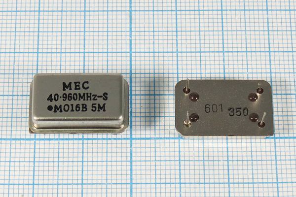 Кварцевый генератор 40,96 МГц - 40960 FULL T/CM 3,3В MO-16B-S MEC