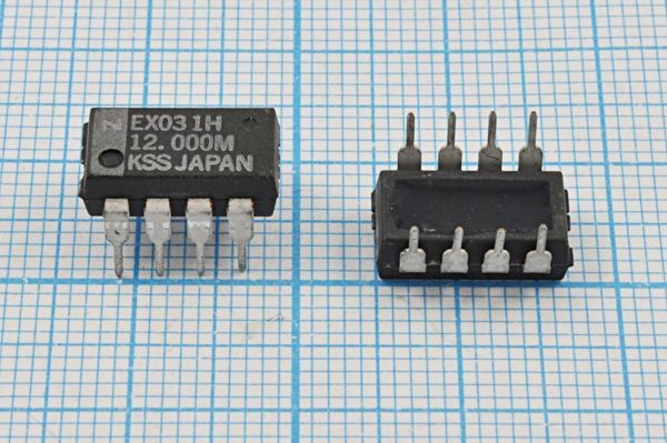 Кварцевый генератор 12 МГц - 12000 DIP-8P CM 5В EXO-3 KSS многочастотный