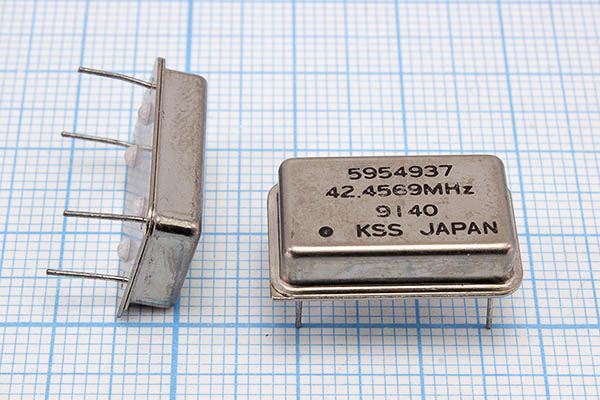 Кварцевый генератор 42,4569 МГц - 42456,9 FULL 5954937 KSS
