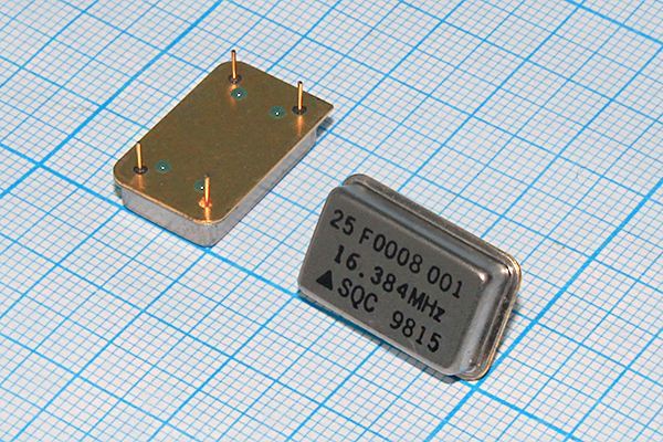 Кварцевый генератор 16,384 МГц - 16384 FULL T/CM 5В F0008 SQC