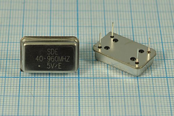 Кварцевый генератор 40,96 МГц - 40960 FULL T/CM 5В OSC14 SDE