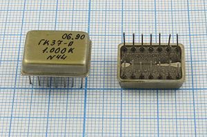 Кварцевый генератор 1 МГц - 1000 ТЕРЕК ГК37-П