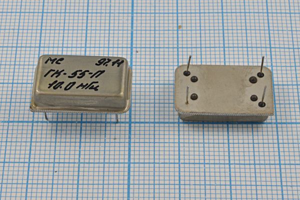 Кварцевый генератор 10 МГц - 10000 ГАБАРДИН TTL 5В ГК55-П