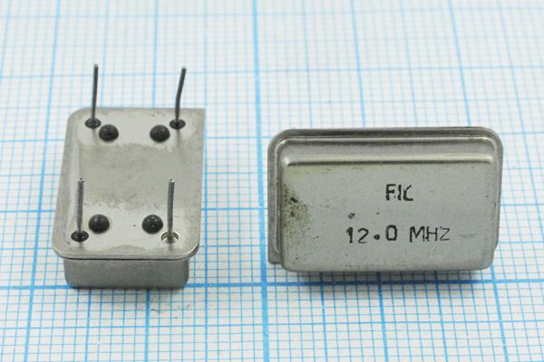 Кварцевый генератор 12 МГц - 12000 FULL TTL 5В FIL