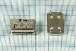 Кварцевый генератор 13,5 МГц - 13500 FULL T/CM 5В SCO-020 SUNNY Кварцевый генератор 13,5 МГц - 13500 FULL T/CM 5В SCO-020 SUNNY