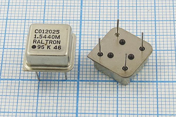 Кварцевый генератор 1,544 МГц - 1544 HALF T/CM 5В CO12025