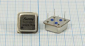 Кварцевый генератор 160 КГц - HALF T/CM 5В SCO-060 SUNNY Кварцевый генератор 160 КГц - HALF T/CM 5В SCO-060 SUNNY