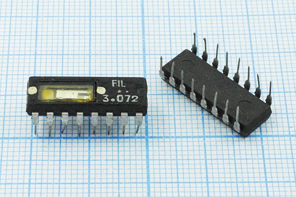 Кварцевый генератор 3,072 МГц - 3072 DIP-16 FIL