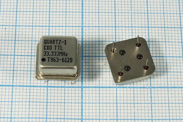 Кварцевый генератор 33,333 МГц - 33333 HALF TTL 5В CXO