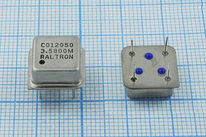 Кварцевый генератор 3,58 МГц - 3580 HALF T/CM 5В CO12050 RALTRON Кварцевый генератор 3,58 МГц - 3580 HALF T/CM 5В CO12050 RALTRON