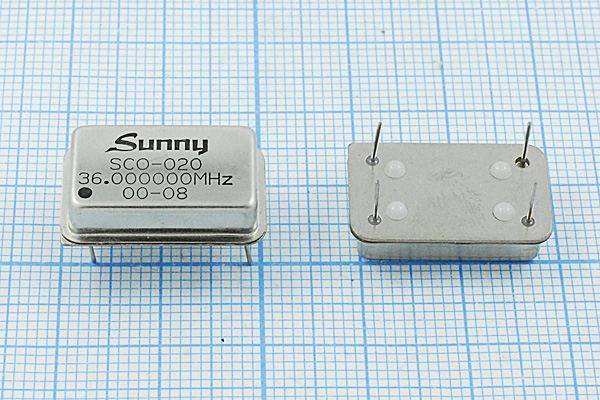Кварцевый генератор 36 МГц - 36000 FULL T/CM 5В SCO-020 SUNNY