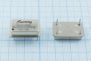 Кварцевый генератор 36 МГц - 36000 FULL T/CM 5В SCO-020 SUNNY Кварцевый генератор 36 МГц - 36000 FULL T/CM 5В SCO-020 SUNNY