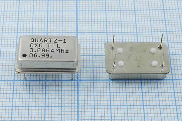 Кварцевый генератор 3,6864 МГц - 3686,4 FULL TTL 5В CXO