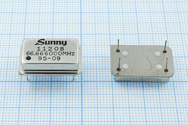 Кварцевый генератор 66,666 МГц - 66666 FULL SCO-11208 SUNNY