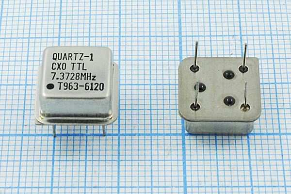 Кварцевый генератор 7,3728 МГц - 7372,8 HALF TTL 5В CXO