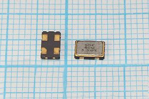 Кварцевый генератор 60 МГц - 60000 SMD05032C4 T/CM 3,3В SOC5 SDE Кварцевый генератор 60 МГц - 60000 SMD05032C4 T/CM 3,3В SOC5 SDE