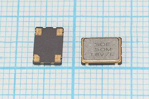 Кварцевый генератор 50 МГц - 50000 SMD07050C4 CM 1,8В SOC7 SDE Кварцевый генератор 50 МГц - 50000 SMD07050C4 CM 1,8В SOC7 SDE