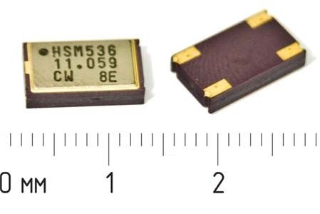 Кварцевый генератор 11,0592 МГц - 11059,2 SMD11266C4 CM 5В HSM536