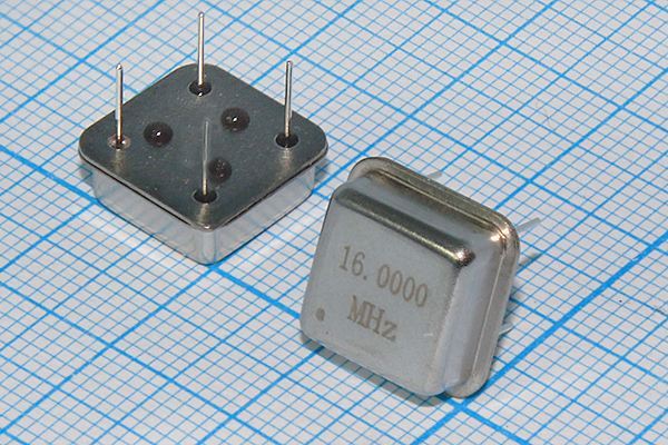 Кварцевый генератор 16 МГц - 16000 HALF T/CM 5В