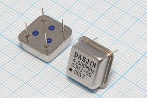 Кварцевый генератор 4 МГц - 4000 HALF T/CM 5В DJH3-50 DAEJIN
