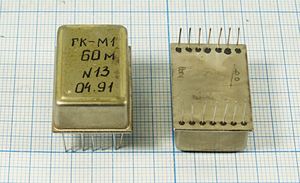 Кварцевый генератор 60 МГц - 60000 ГК-М1