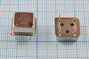 Кварцевый генератор 20 МГц - 20000 VCXO HALF T/CM 3,3В FVO10BCH3 FT