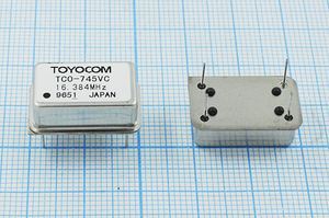 Кварцевый генератор 16,384 МГц - 16384 VCXO FULL CM 5В TCO-745VC TOYOCOM Кварцевый генератор 16,384 МГц - 16384 VCXO FULL CM 5В TCO-745VC TOYOCOM