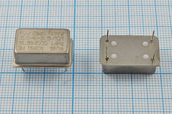 Кварцевый генератор 16,384 МГц - 16384 VCXO FULL T/CM 5В Z54-B3-01 FOQ