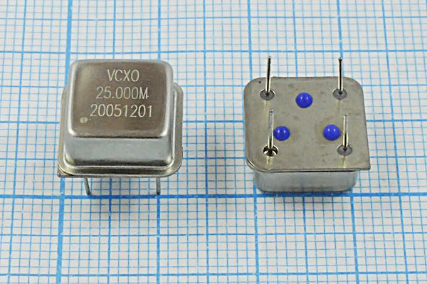 Кварцевый генератор 25 МГц - 25000 VCXO HALF T/CM 5В VCXO 25.000M (0520)