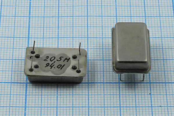 Кварцевый генератор 20,525 МГц - 20525 VCXO ГАБАРДИН SIN 5В VCXO-ГАБАРДИН