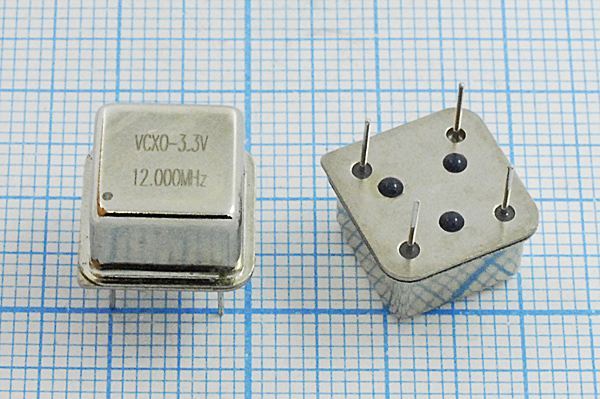 Кварцевый генератор 12 МГц - 12000 VCXO HALF T/CM 3,3В FVO10BBH3