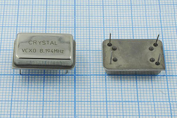 Кварцевый генератор 8,194 МГц - 8194 VCXO FULL CRYSTAL
