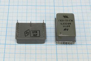 Кварцевый генератор 9,8304 МГц - 9830,4 VCTCXO SIN 12В ГК21-ТК-ГЖ-9,8304М