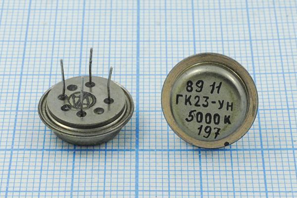 Кварцевый генератор 5 МГц - 5000 VCXO ТО-1(4) SIN 6,3В ГК23-УН