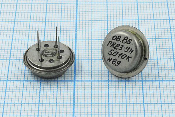 Кварцевый генератор 5,01 МГц - 5010 VCXO ТО-1(4) SIN 6,3В ГК23-УН