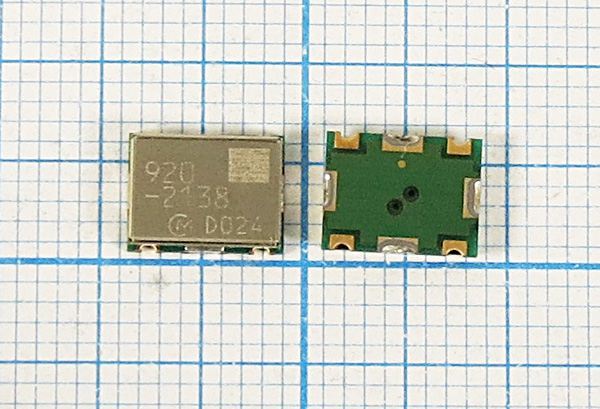Кварцевый генератор 2138 МГц - 2138000 VCO S07860M8 3В MQE920-2138-T7 MURAT