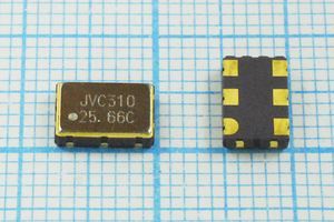 Кварцевый генератор 25,6 МГц - 25600 VCXO SMD07050C6 CM 3,3В JV75-C-3-10-B