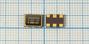 Кварцевый генератор 2,048 МГц - 2048 VCXO SMD07050C6 T/CM 3,3В SVH20FDCM SUNNY Кварцевый генератор 2,048 МГц - 2048 VCXO SMD07050C6 T/CM 3,3В SVH20FDCM SUNNY