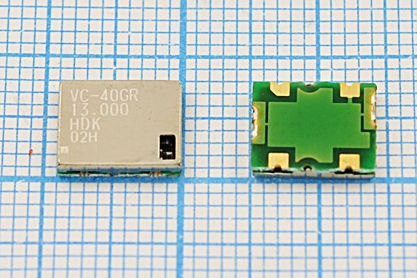 Кварцевый генератор 13 МГц - 13000 VCXO SMD09070C4 VC-40GR HDK
